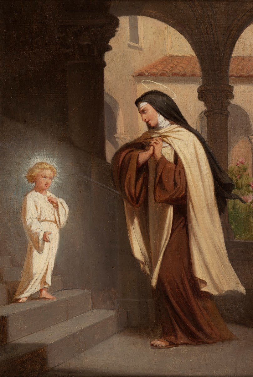 Jésus apparait à sainte Thérèse 1866