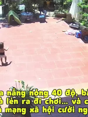 Giữa trưa nắng nóng 40 độ, bà chị không ngủ mà lẻn ra đi chơi… và cái kết khiến cả mạng xã hội cười ngất 😆 Ai cũng tưởn