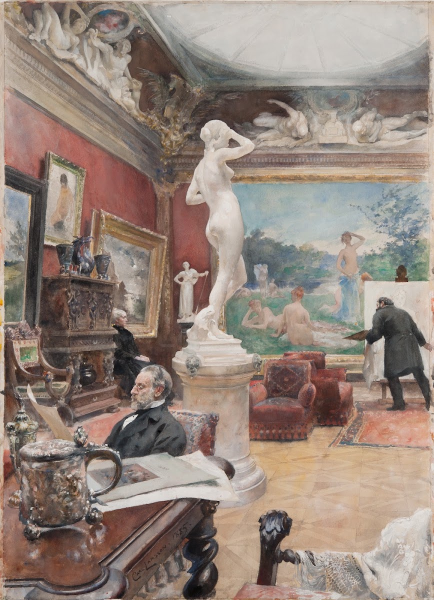 Interior of the Fürstenberg Gallery 1885