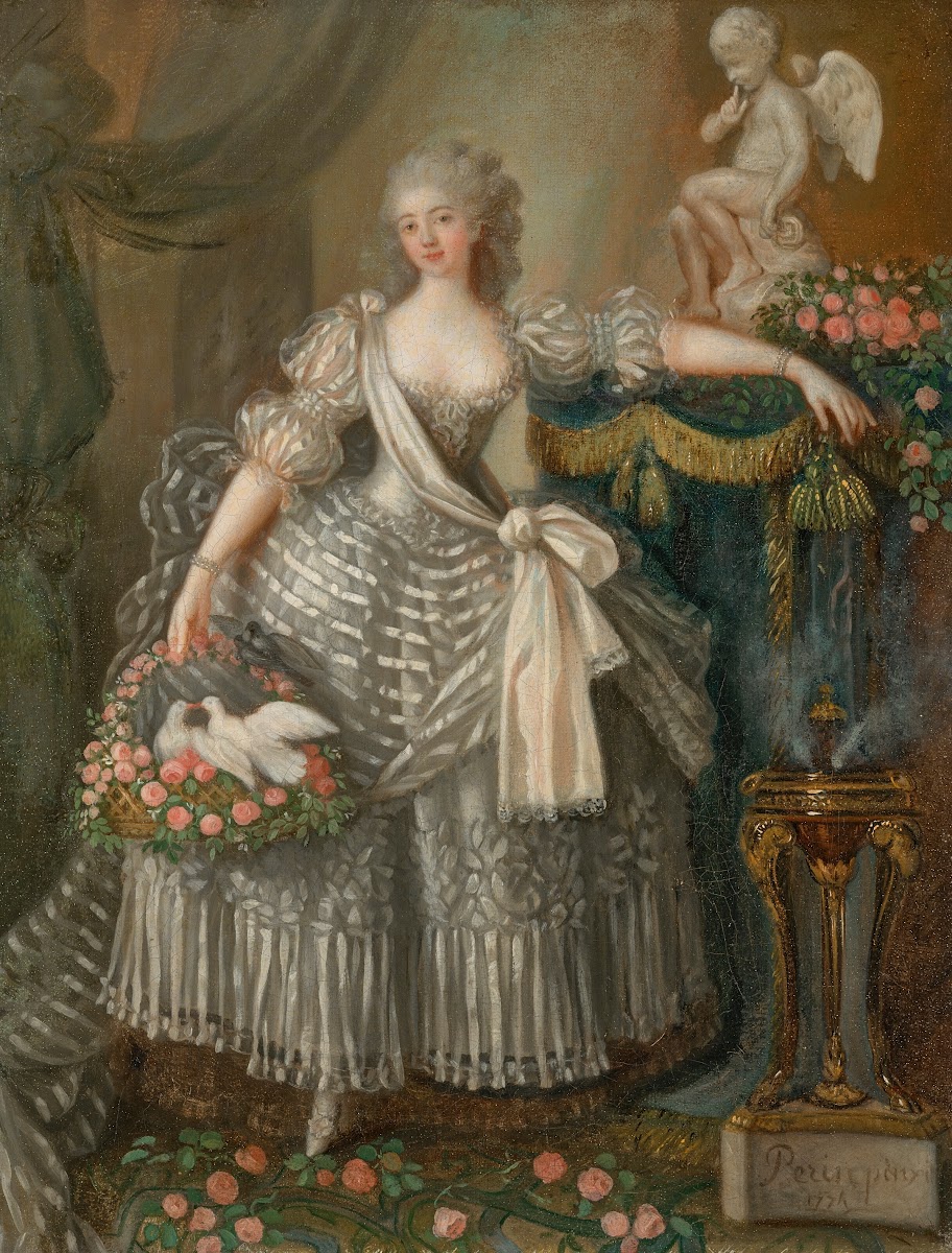 Portrait Of Mademoiselle Duthé 1774