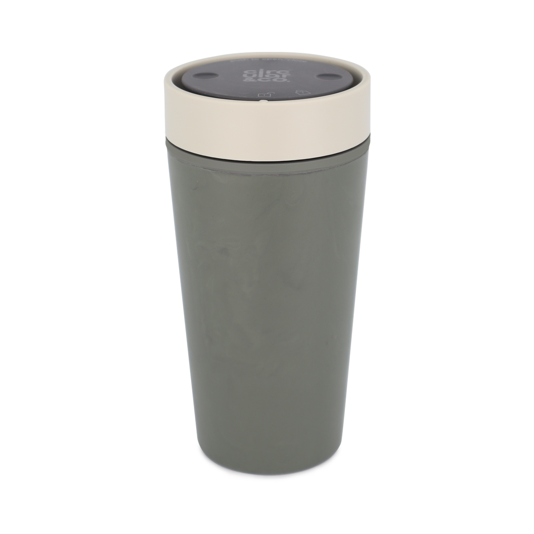 Traceable Marine Plastic Cup 12oz Ecru