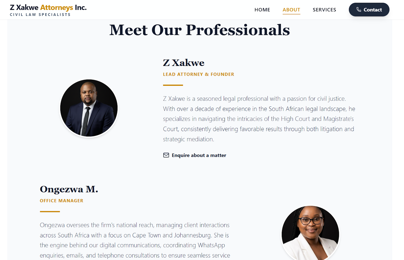 Expert Legal Team & Advocates screenshot