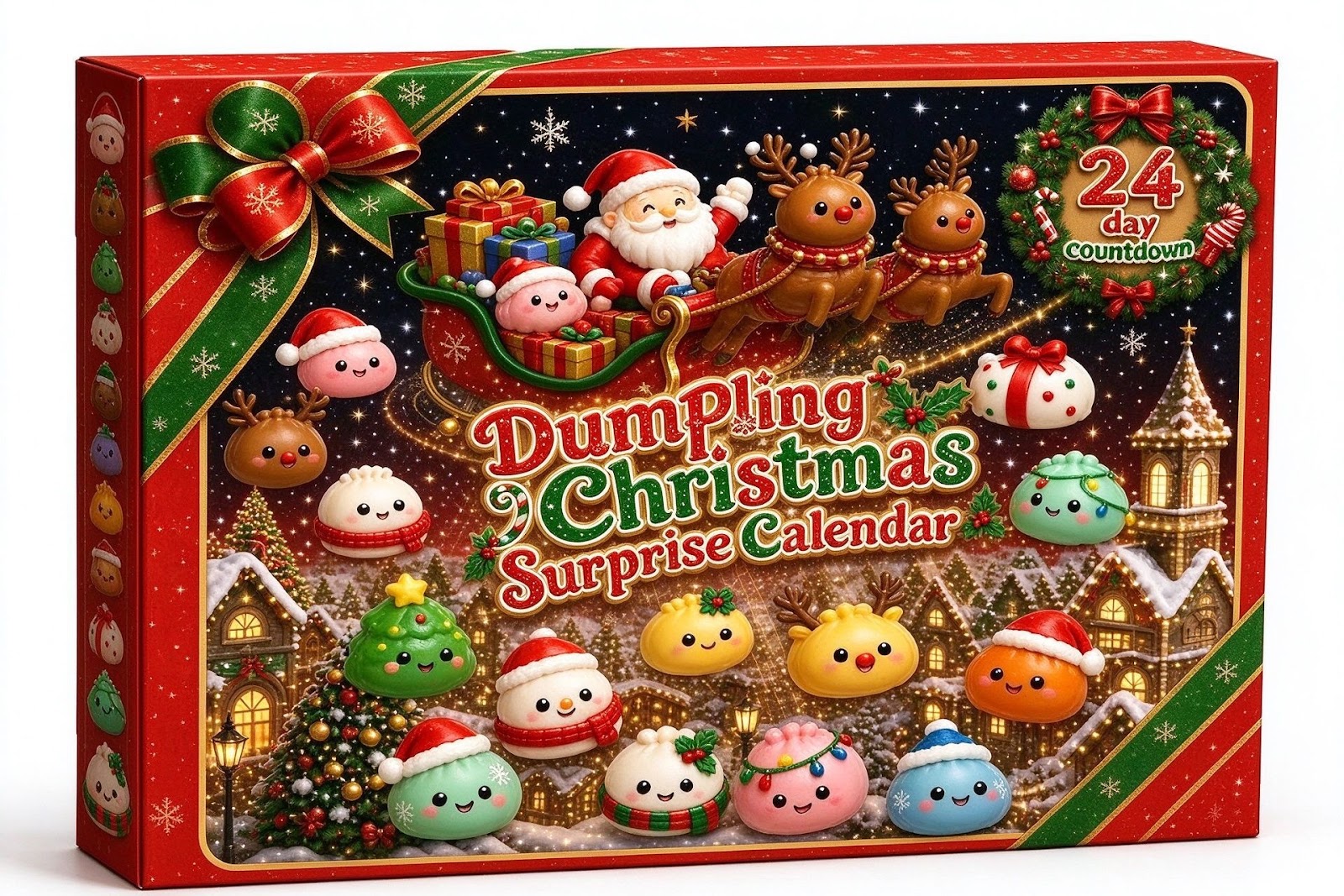 Christmas Advent Calendar with 24 surprise toys