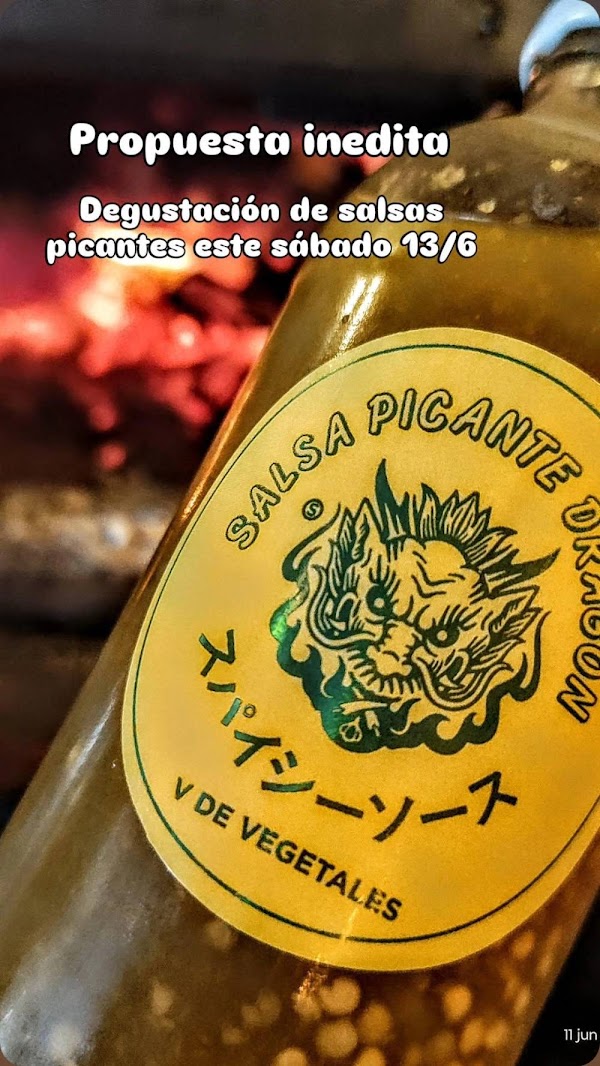 Degustación de salsas picantes Dragón