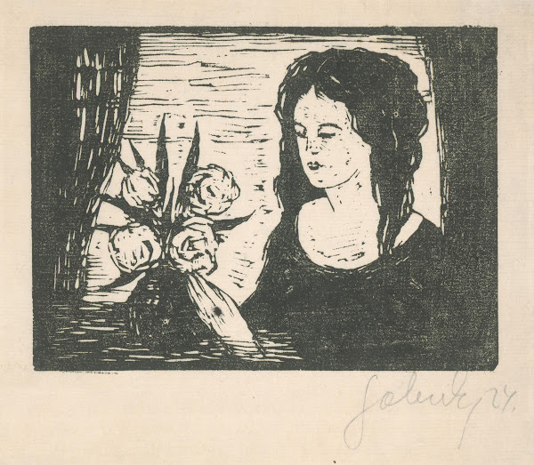 Žena s kyticou 1924
