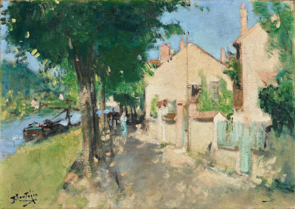 Le quai de la Croix Blanche Saint Mammès circa 1935