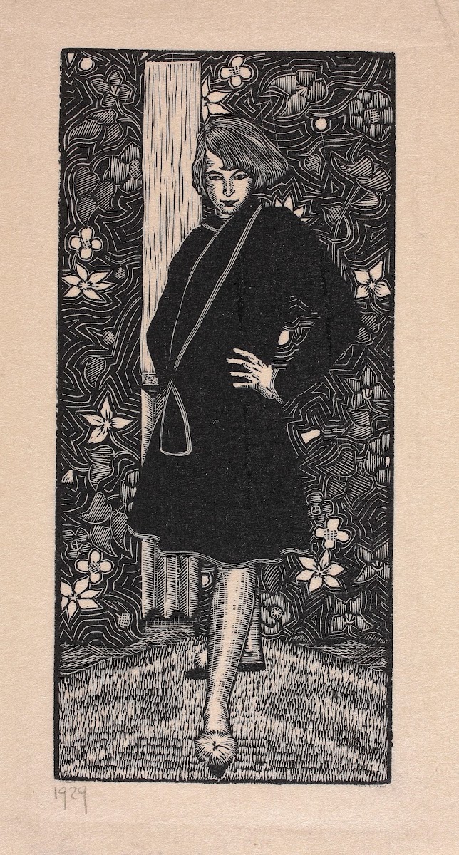 Self portrait in a home dress 1929