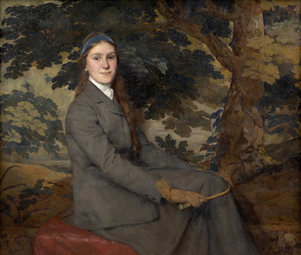 Portrait de Mademoiselle Odile Chedanne fille de larchitecte Georges Chedanne en