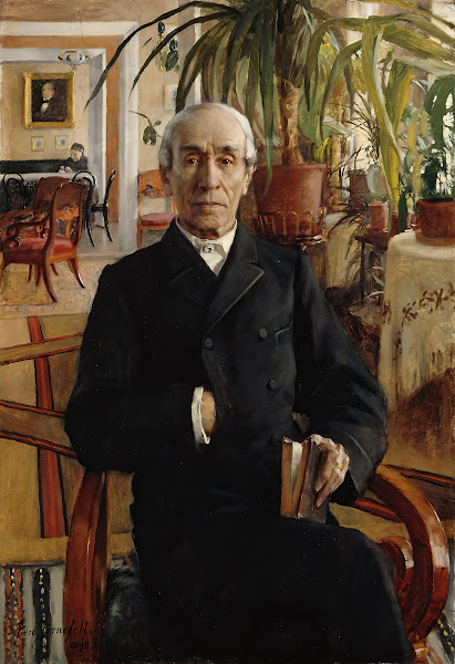 Portrait Of Baron Johan Philip Palmén Vice Chancellor Of The University 1890