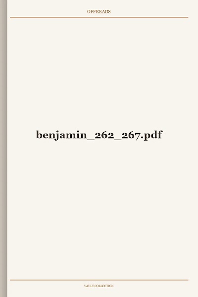 benjamin 262 267