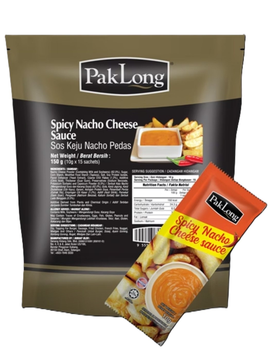 PL Spicy Nacho Cheese Sauce (10G X 15Sachet)