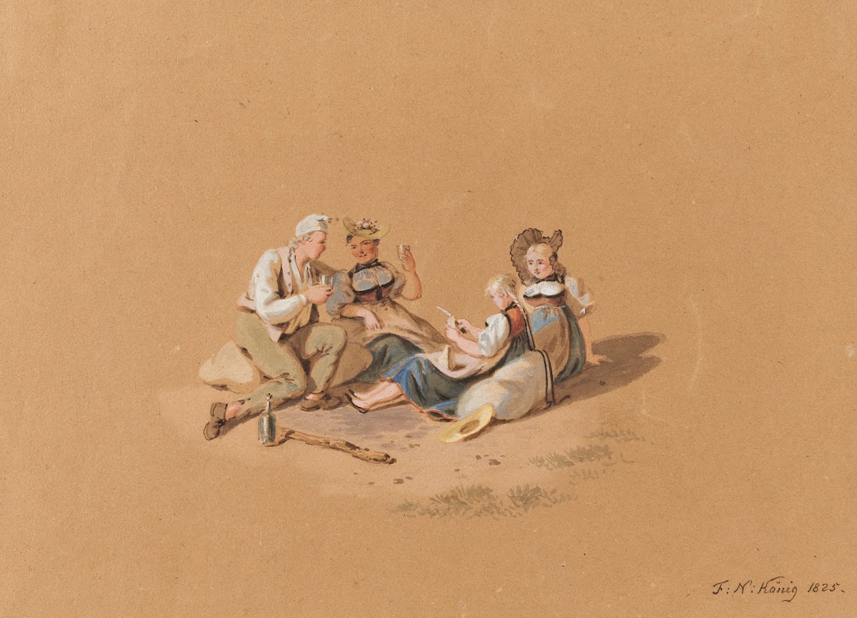 Dîné des moissonneurs 1825