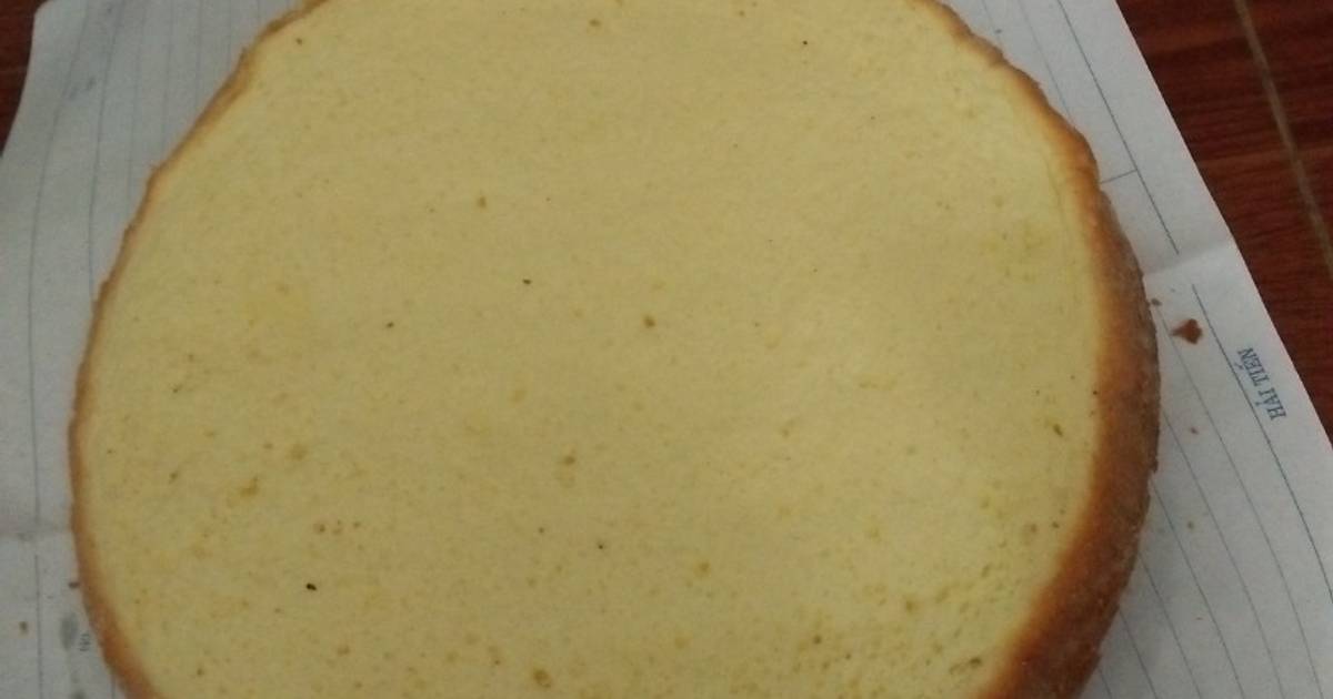 Làm cốt bánh gato bằng nồi cơm