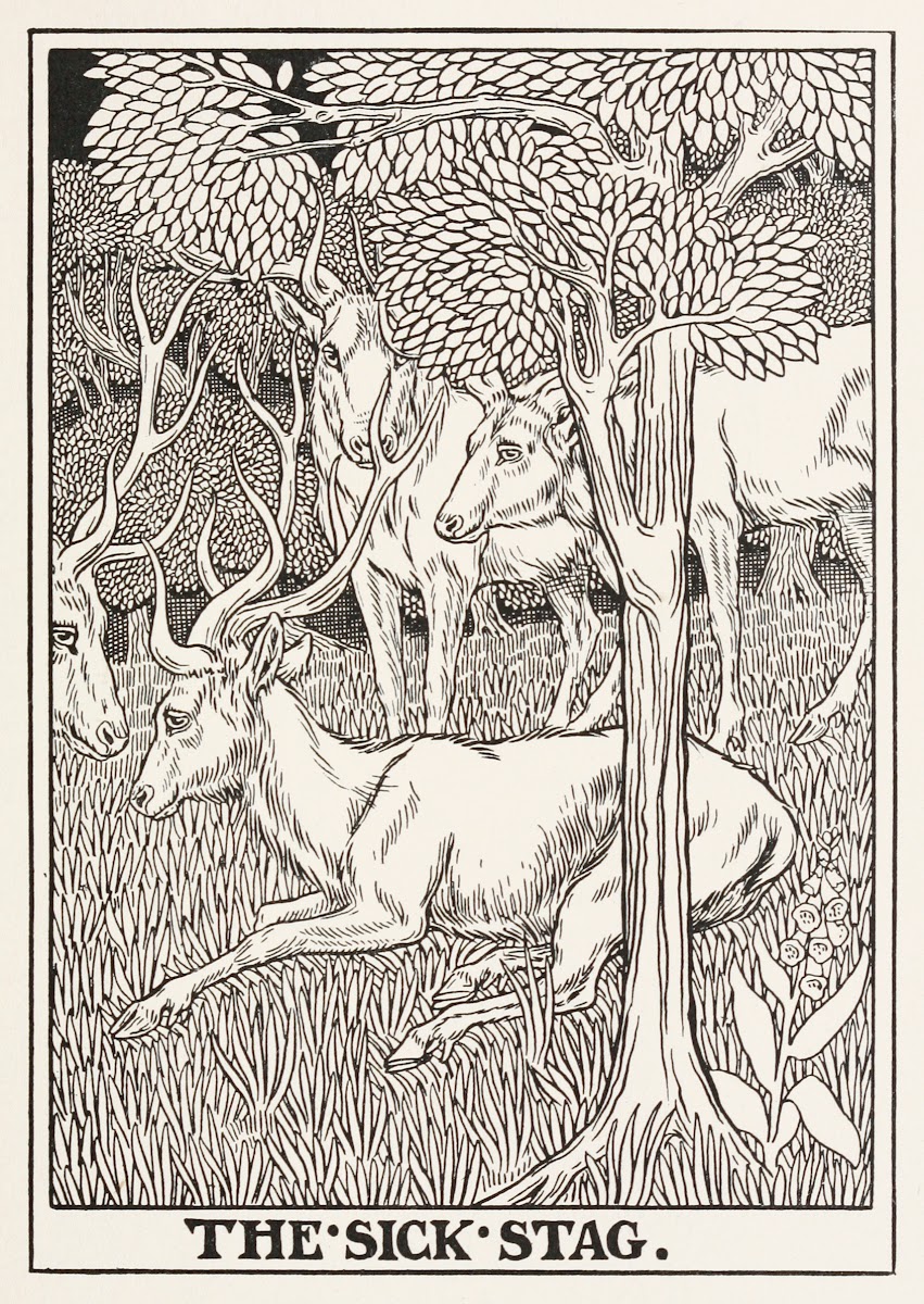 The Sick Stag 1900