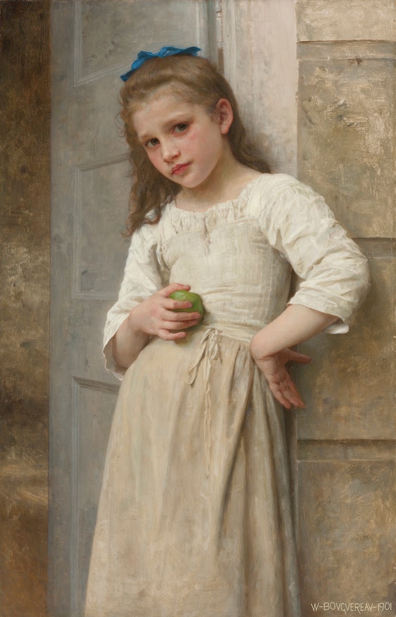 Yvonne Sur Le Pas De La Porte 1901