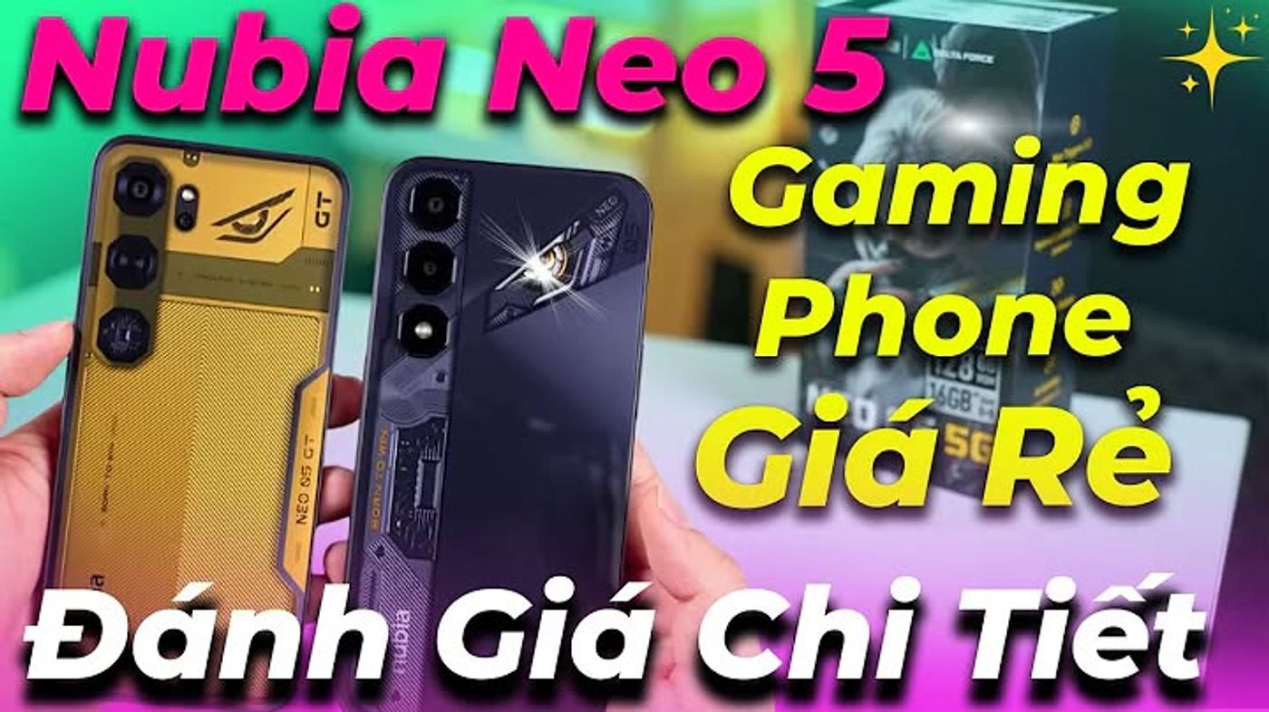 Gaming Phone rẻ nhất - Đánh giá Nubia Neo 5 săn sale 5,x triệu ngon như RedMagic?, via YouTube Video