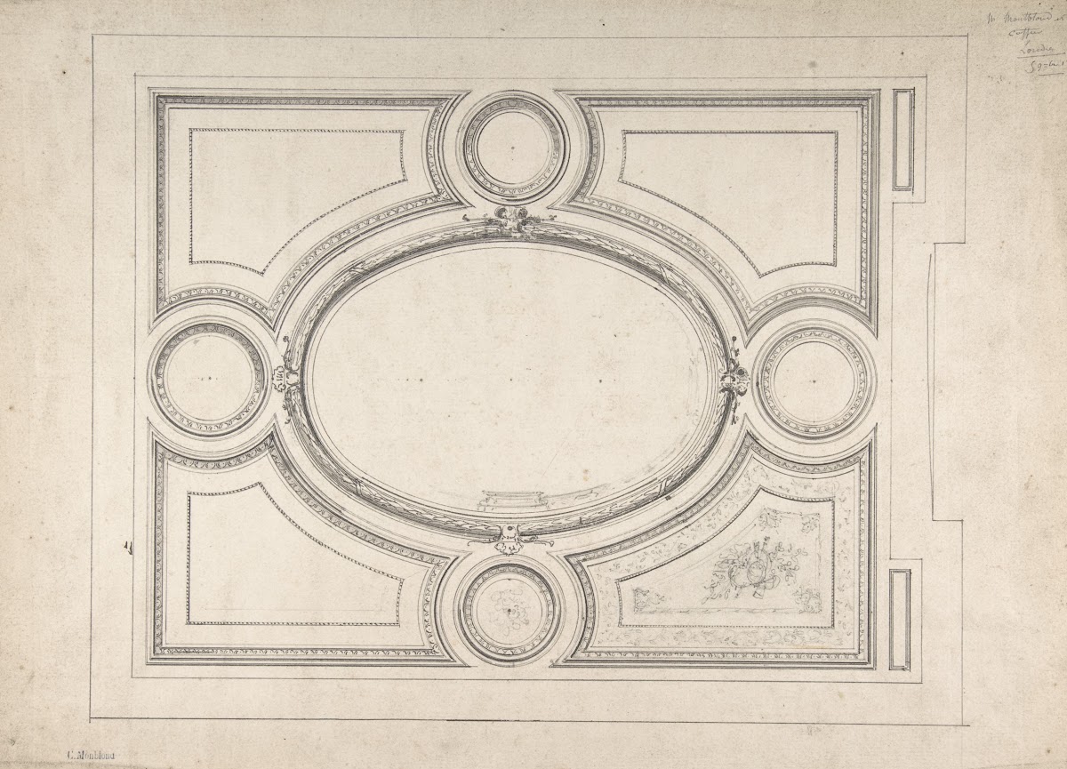 Design for Ceiling 19th century