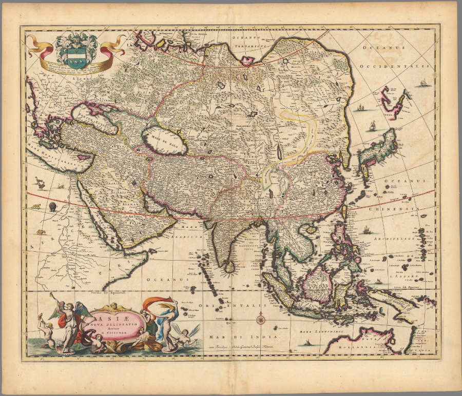 1690_Asiae nova delineatio
