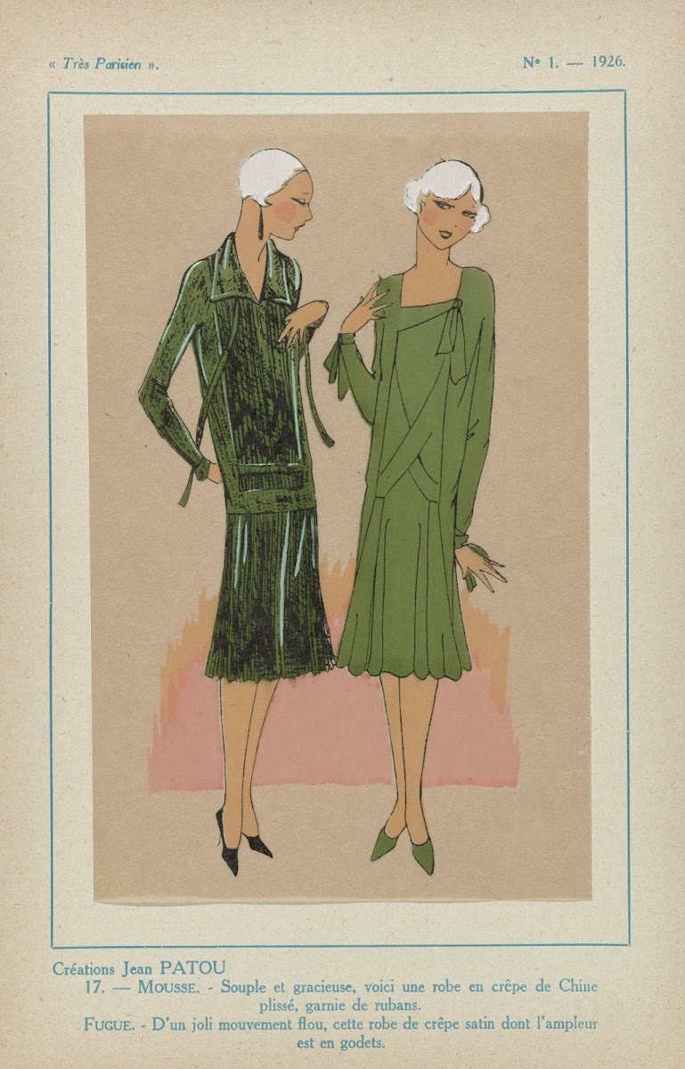 Créations Jean Patou  Mousse 1926