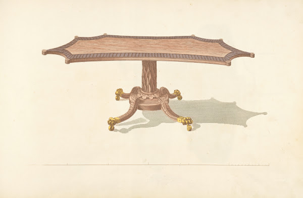 Octagonal table 1805   1806