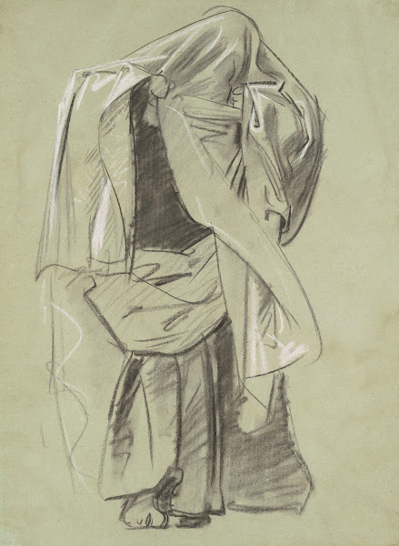 Study for Frieze of Prophets 1890 1892
