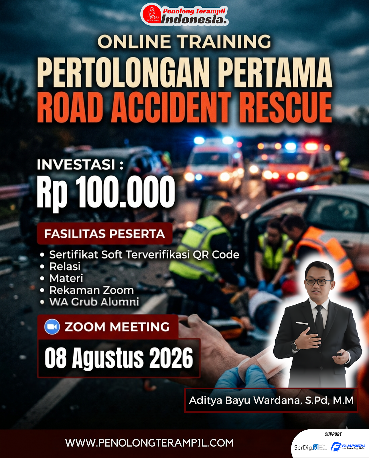 Pelatihan Pertolongan Pertama Kecelakaan Jalan Raya