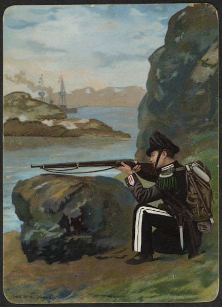 Soldier with rifle