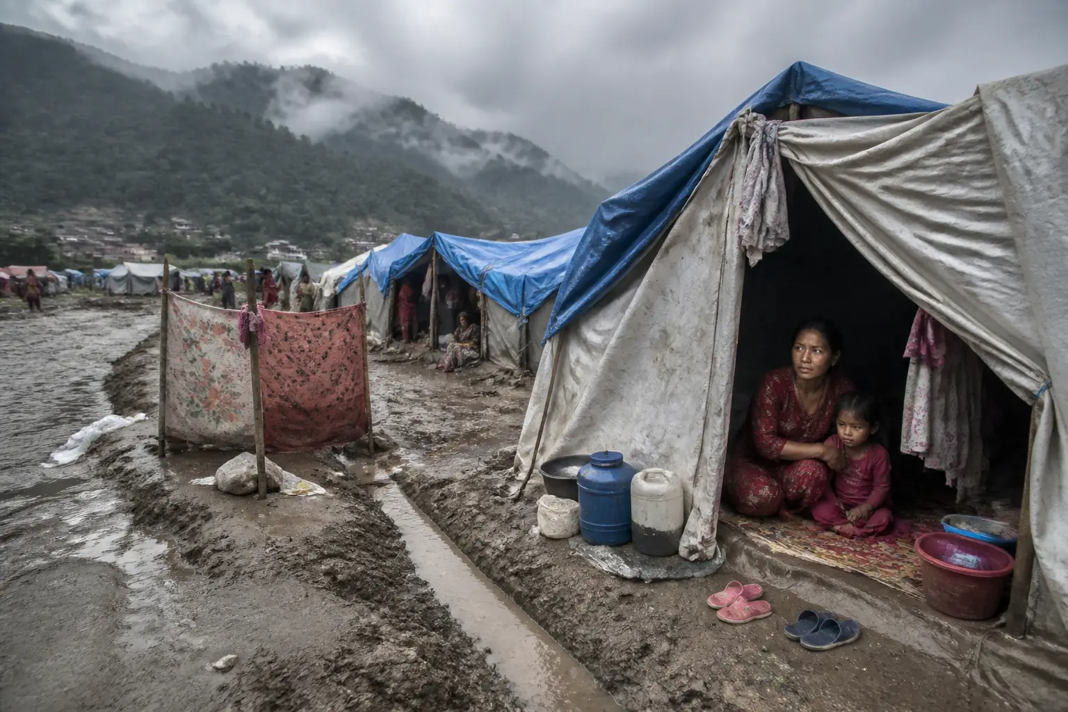 Editorial image for Nepal flood survivors face ongoing challenges with safety and privacy in temporary shelters