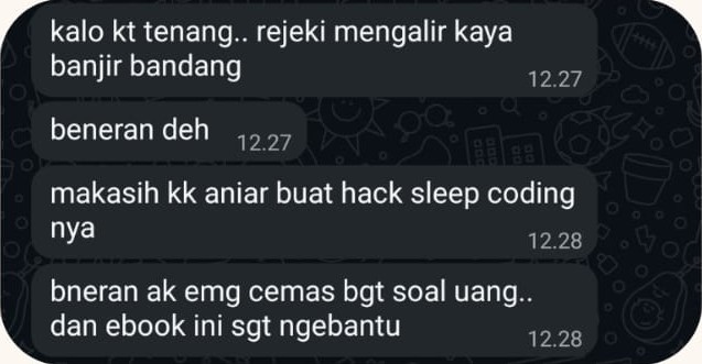 Testimoni Damai Sama Uang 4