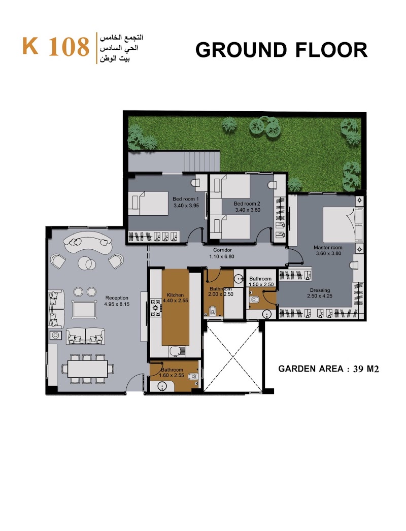 K108 unit G01 floor plan