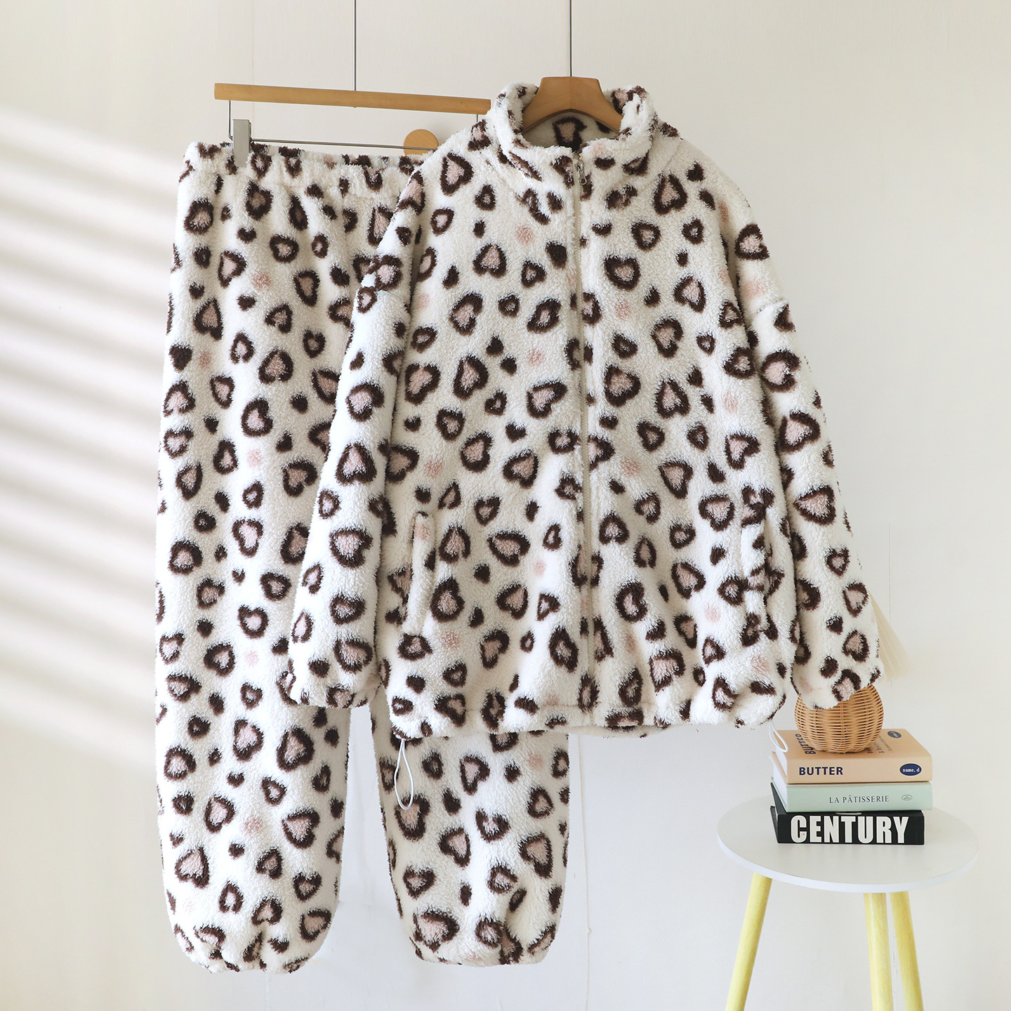 Women's Loungewear Set, Flannel, Lined, Loose