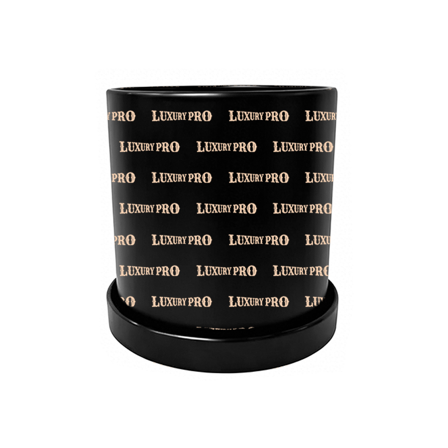 Black Flower Pot Cup