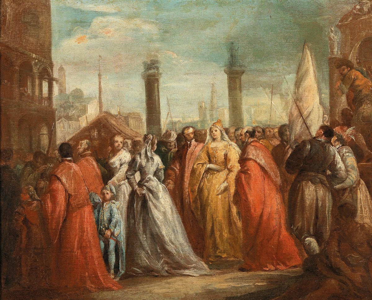 The Arrival of the Dogaressa in the Piazzetta Venice 18th Century