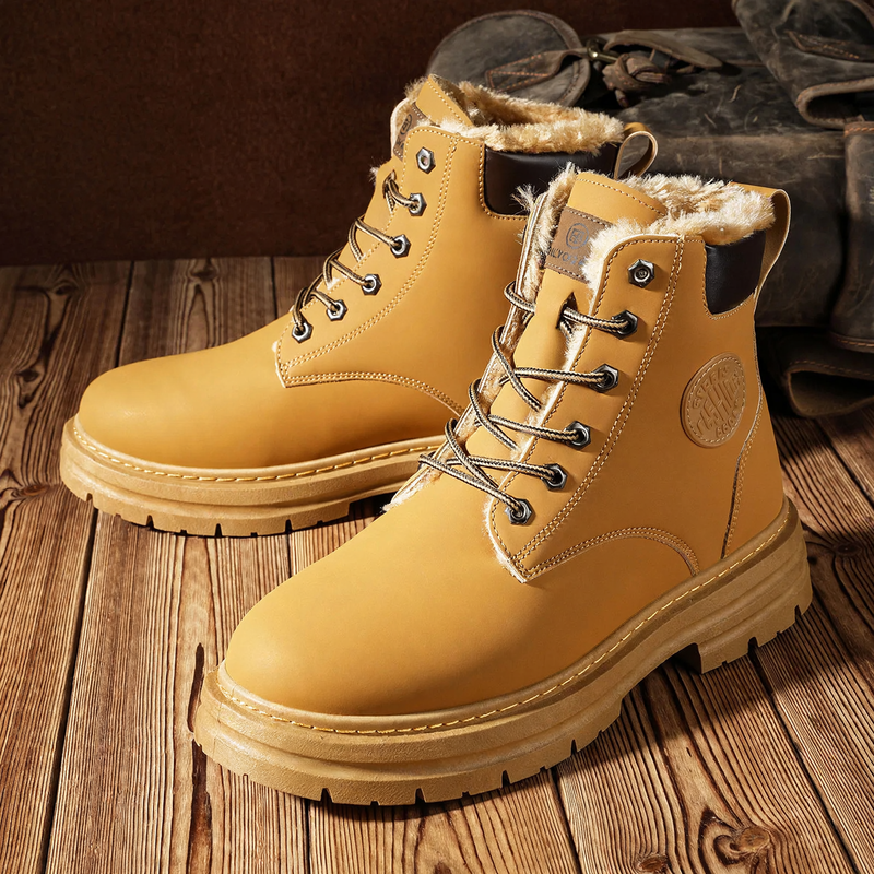 Men's boots, insulated, ankle-high, winter