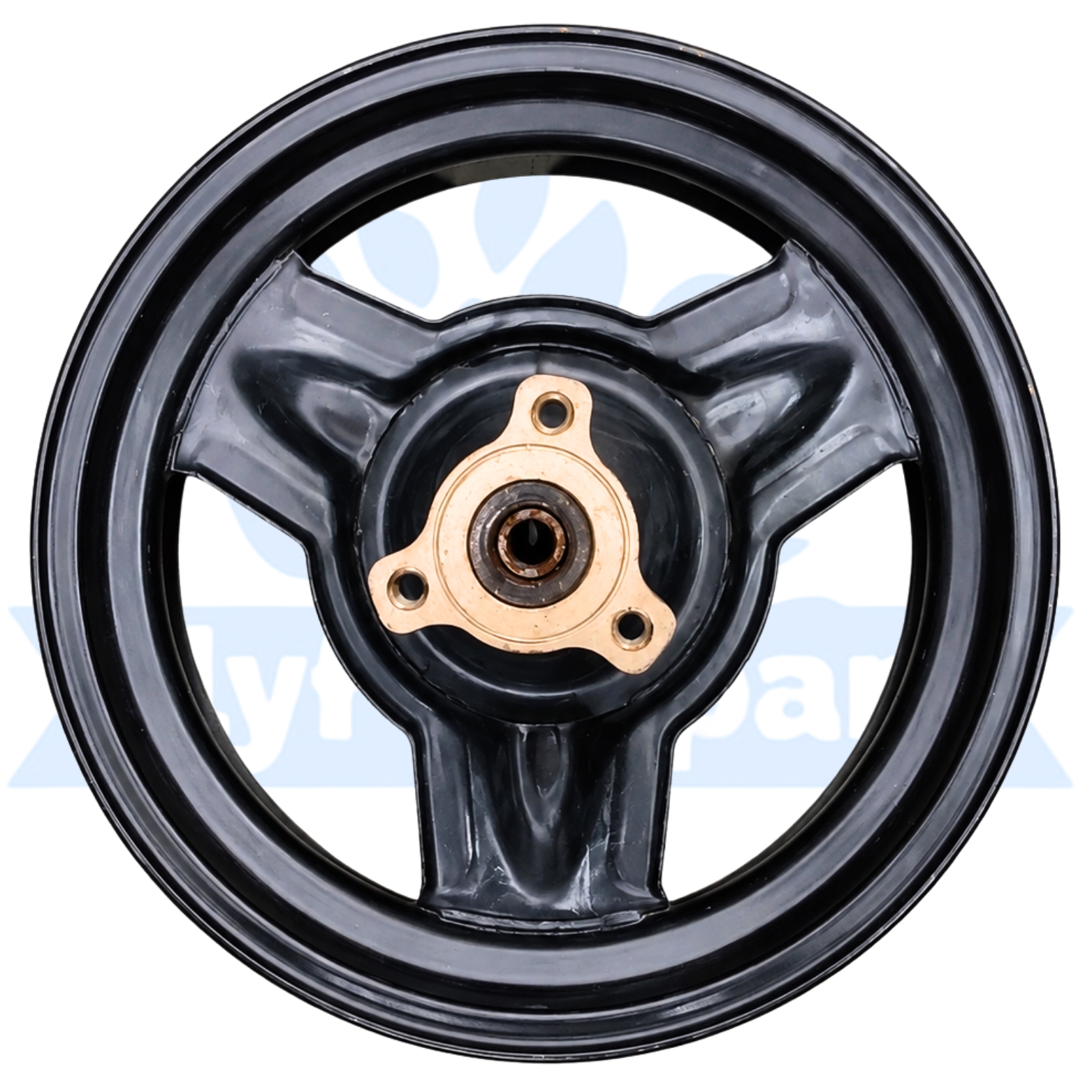 WHEEL RIM 10 inch DISC IRON BLACK (339a)
