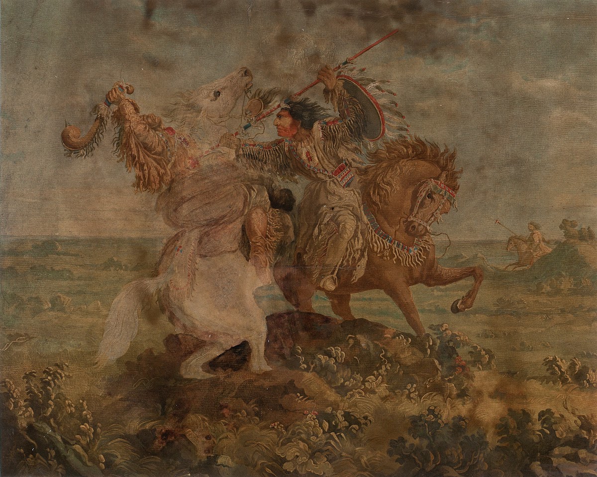 The Death of Omoxesisixany Or Big Snake 1860