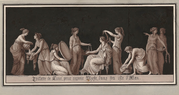 Toillette de Circé pour reçvoir Ulysse dans son isle dAeaea 1777 1825