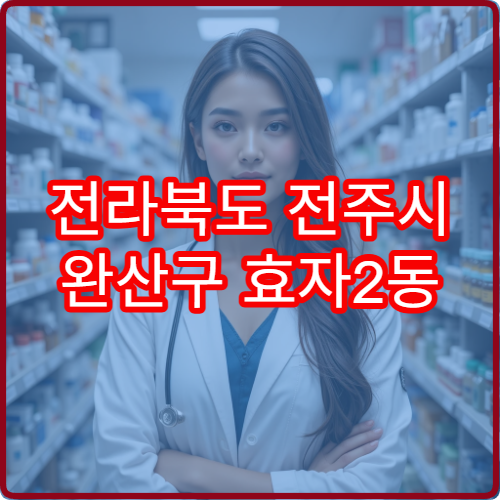 전라북도 전주시 완산구 효자2동 야간 영업 약국 찾기 – 효자2동 야간 영업 약국 위치·이용시간 정리