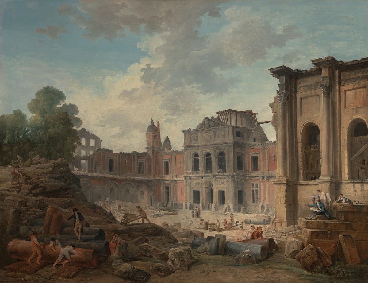 Demolition of the Château of Meudon 1806
