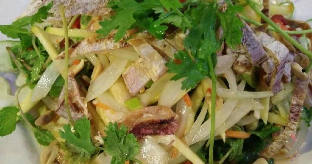Gỏi mực khô