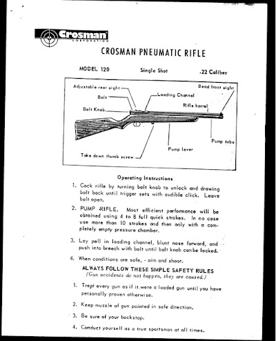 crosman 120 air rifle