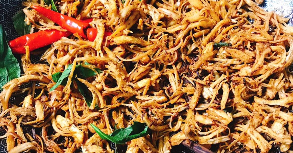 Khô gà lá chanh eatclean