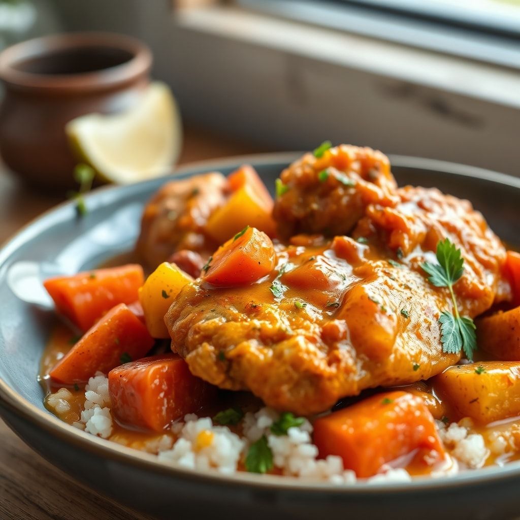 Easy Jamaican Curry Chicken with Potatoes and Carrots – 30-Minute One-Pot Comfort finished