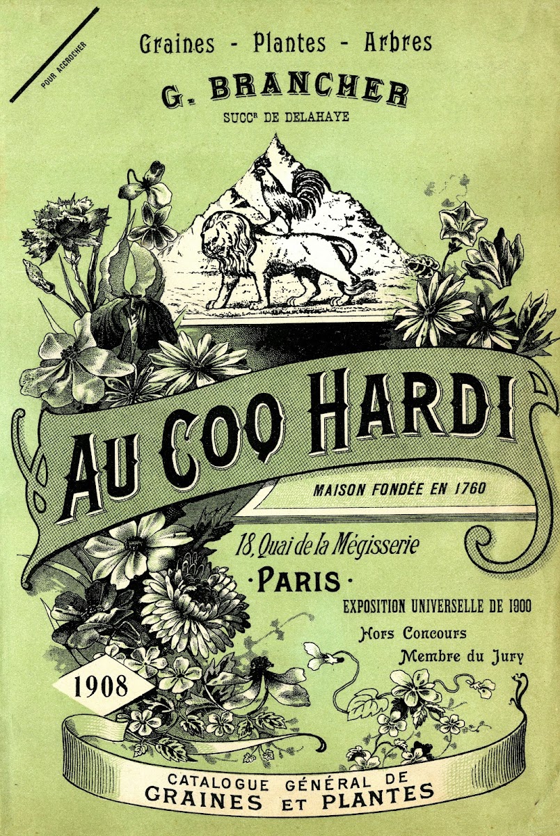 Catalogue général de graines et plantes 1908