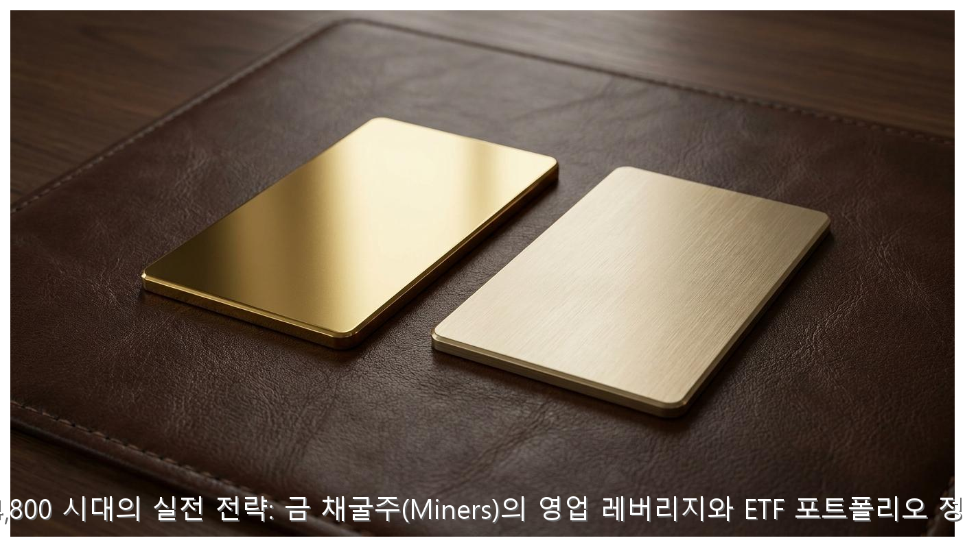금 채굴주 투자 전략: 레버리지와 ETF 분석 핵심 안내 및 분석 인포그래픽 (3)