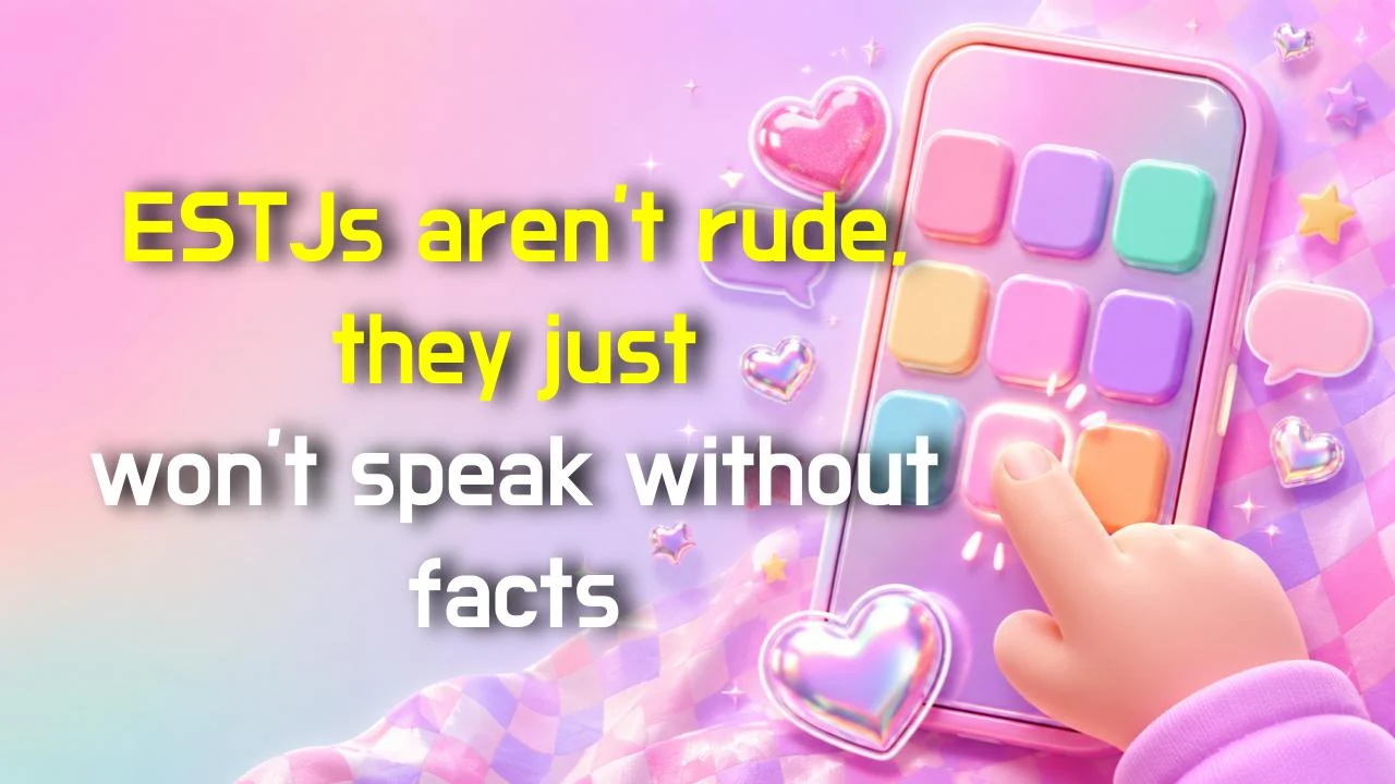 ESTJs aren't rude, they just won't speak without facts