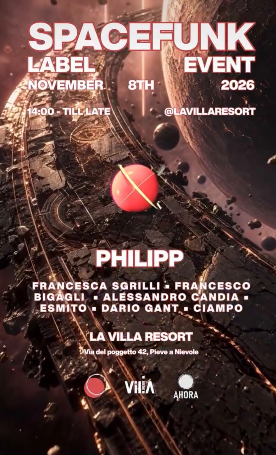 Inauguriamo la nuova stagione con un pomeriggio di house music che ci accompagnerà fino a tarda sera.