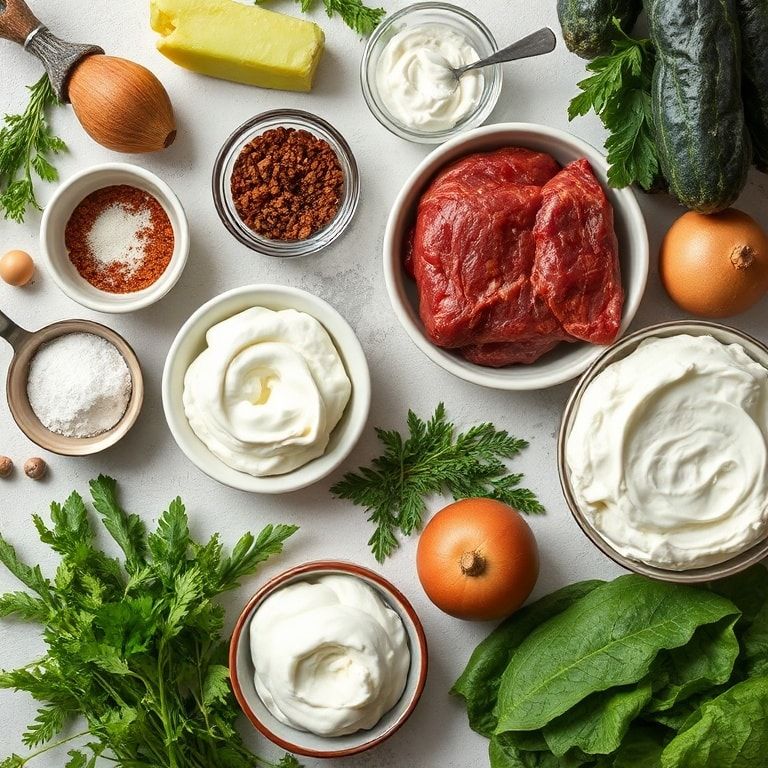 Ingredients for Italian Chocolate Maritozzi Bread with Whipped Cream Filling - Easy Homemade Delight