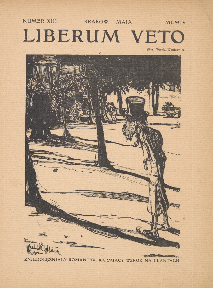 ZNIEDOŁĘŻNIAŁY ROMANTYK  KARMIĄCY WZROK NA PLANTACH 1904