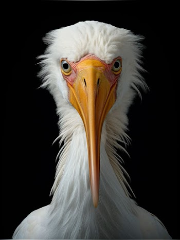 Stork Face Picture